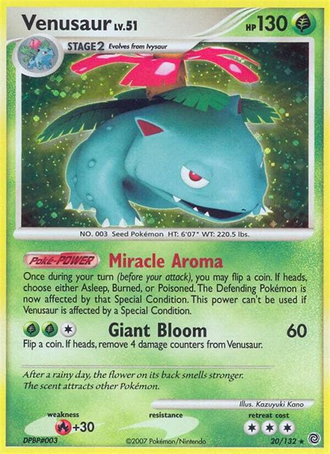 venusaur pokemon secret wonders